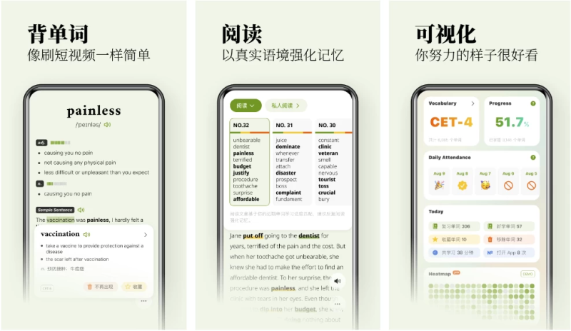 图片[1]-无痛单词 v3.0.0 刷单词记单词，多维数据生成契合你记忆，解锁VIP会员版-77so
